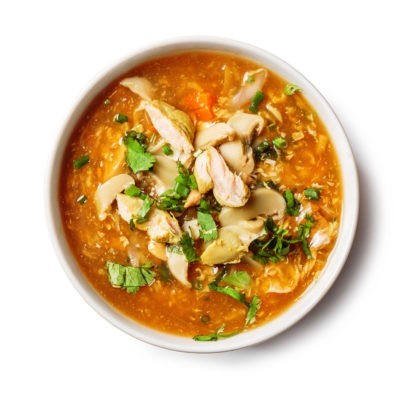 Hot & sour chicken soup