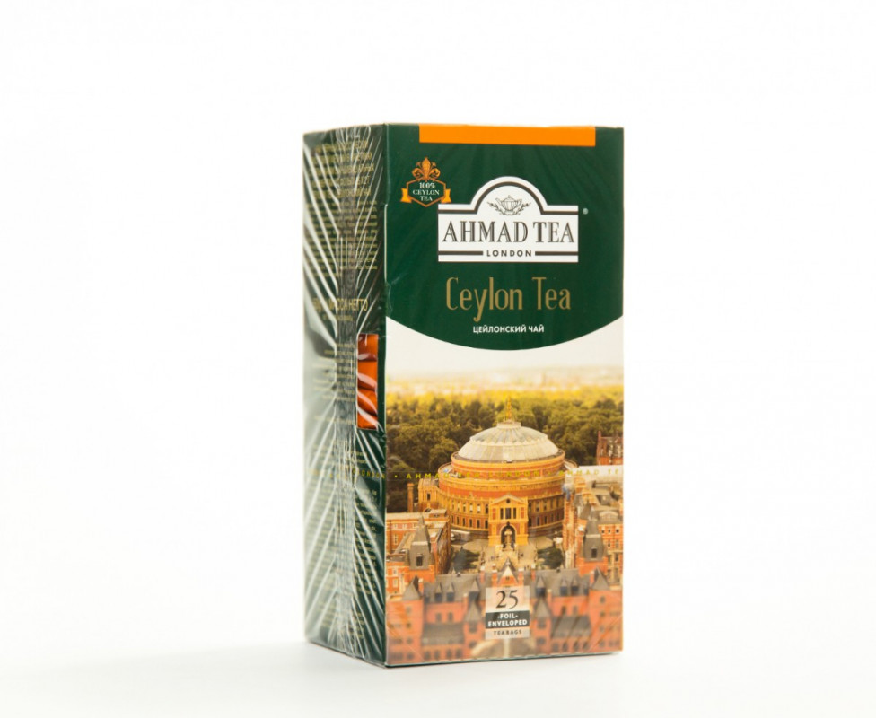 Черный чай ahmad. Чай Ahmad Tea 25 Ceylon. Чай Ахмад 25пак цейлонский. Ахмад 25пак цейлонский *12. Чай черный Ahmad Цейлон 100гр.